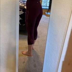 Lululemon Invigorate High Rise Crop Yoga Pants